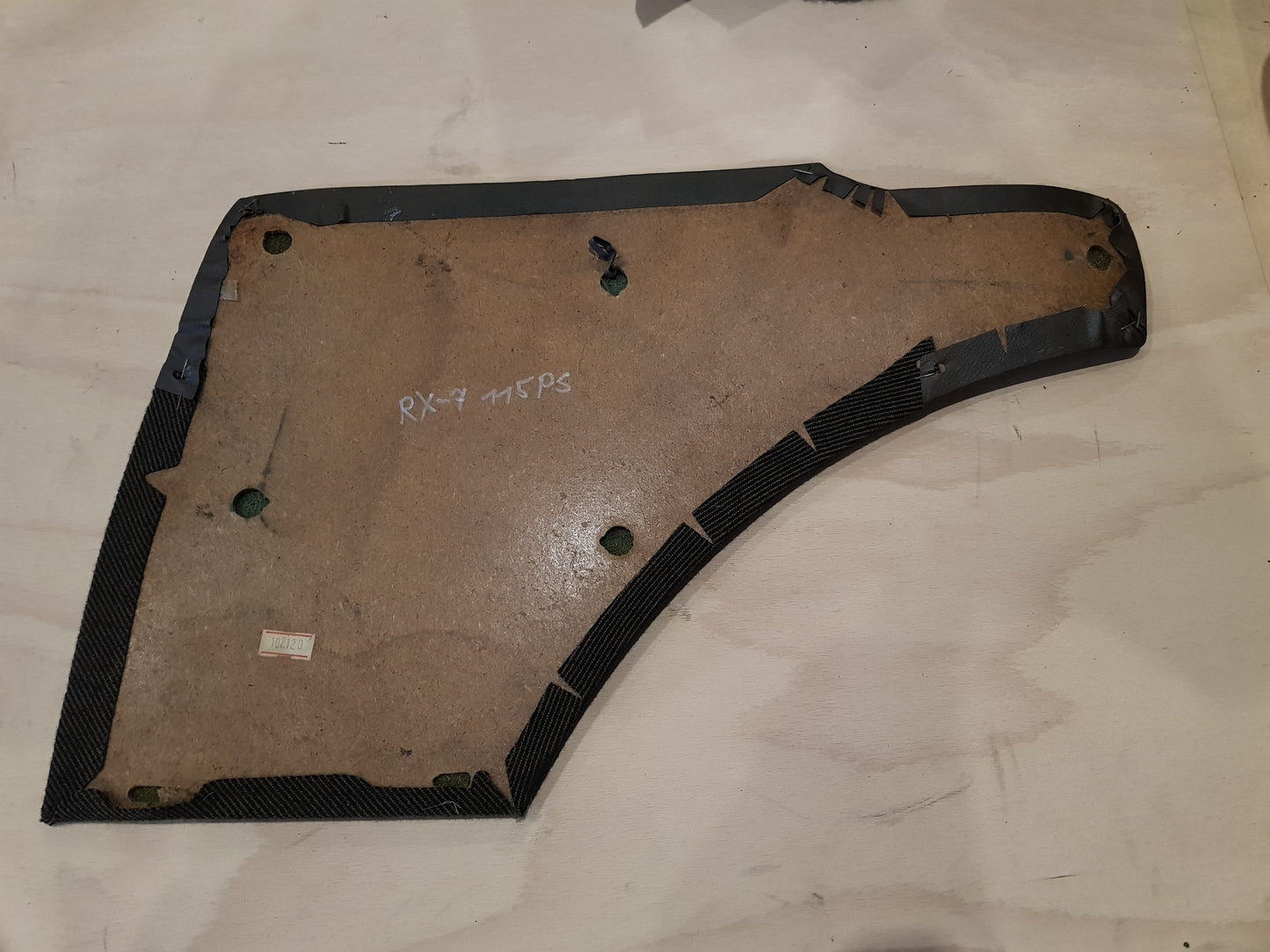 Mazda RX-7 FB Mk 1 rear left interior trim panel