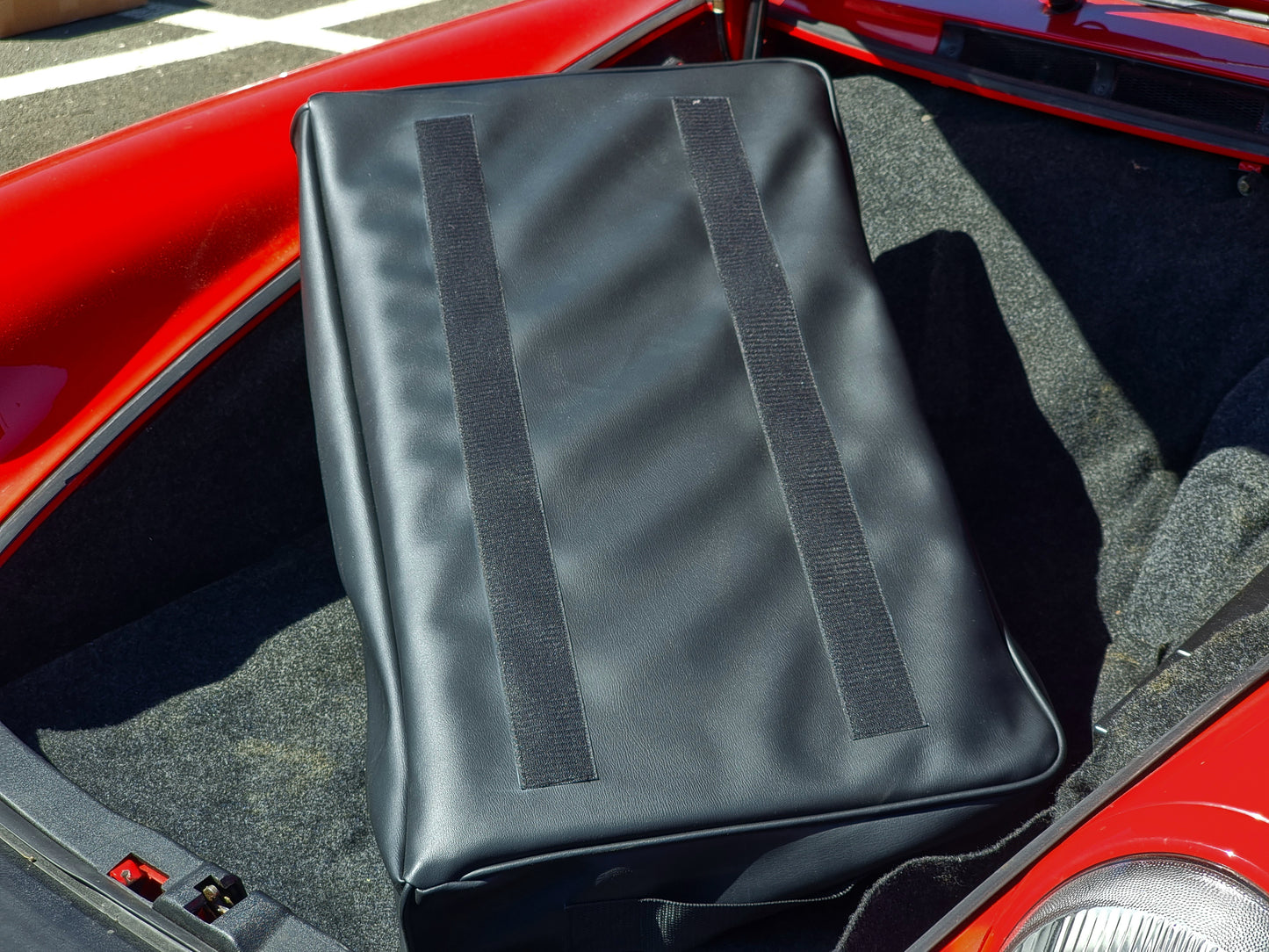 Tasche für das Targadach Porsche 911, 912 Ziernähte in Wagenfarbe für z.B. 964, G-Modell