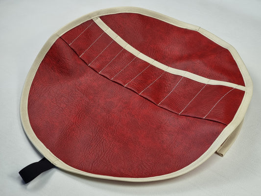 Spare wheel cover for Mercedes Benz 190SL W121 red marbled