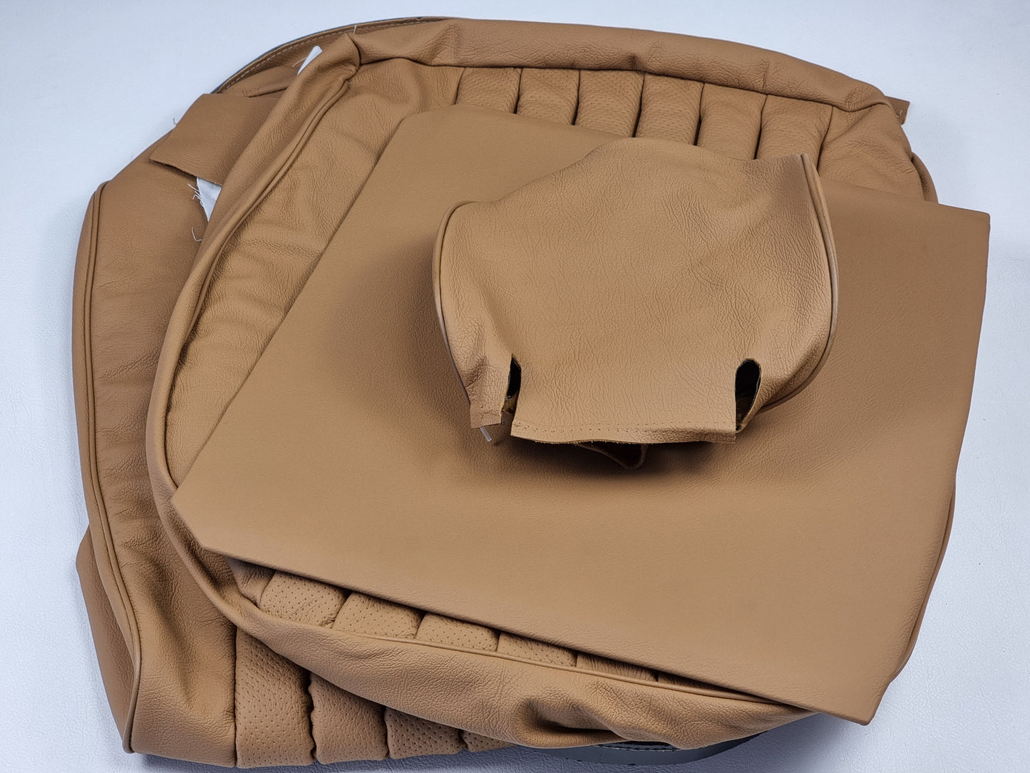 Seat Cover for Mercedes Benz W107 R107 C107 SL Genuine Leather Date / Beige