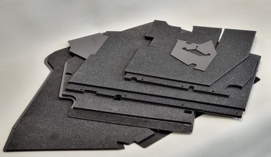 Trim Panel Set Footwell and Trunk  for Mercedes Benz /8 W114 W115 Ref.Nr 1156871009, 1146870009, 1146870709, 1146870709, 1156871009