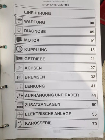 Alfa Romeo 166 Reparaturanweisungen Reparaturhandbuch und Schaltpläne Satz