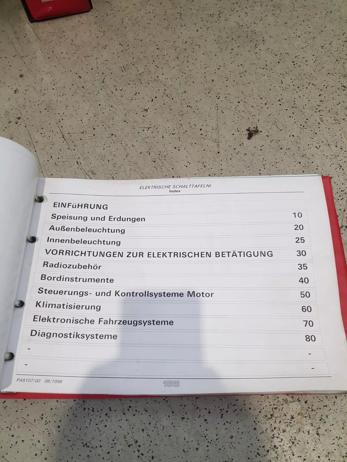 Alfa Romeo 166 Reparaturanweisungen Reparaturhandbuch und Schaltpläne Satz